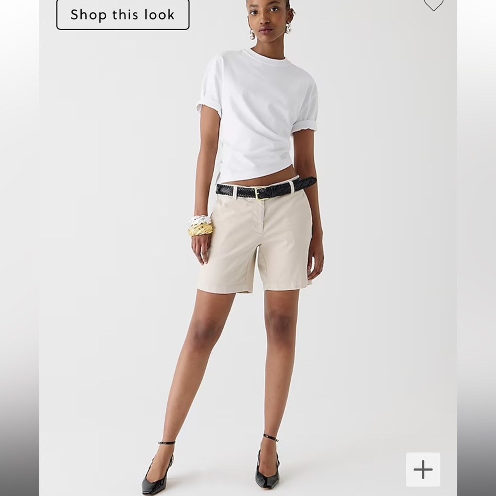J. Crew 7" stretch chino short